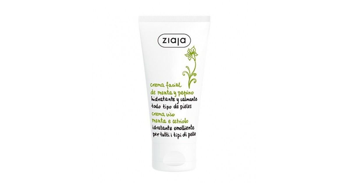 Ziaja - Crema facial hidratante con Pepino y Menta