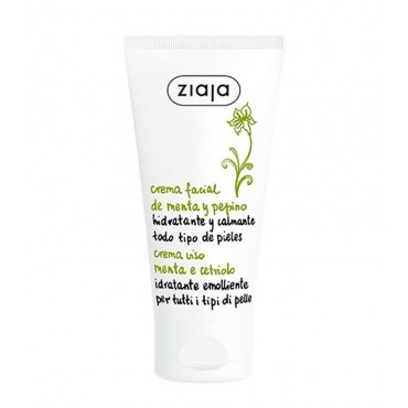 Ziaja - Crema facial hidratante con Pepino y Menta