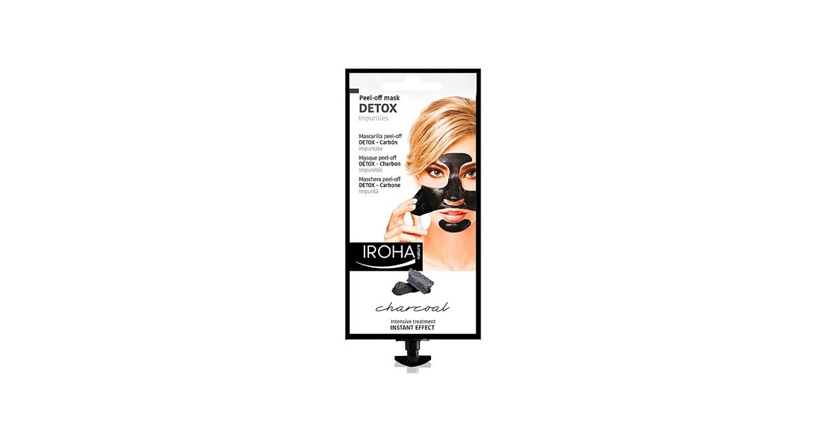 Iroha - DETOX Mascarilla facial de carbon peel-off