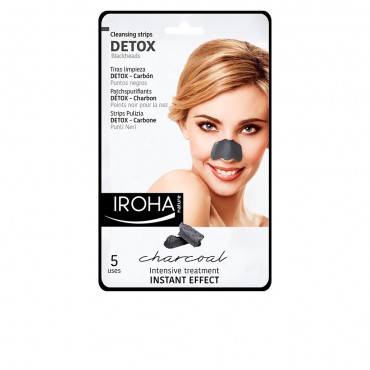 detox charcoal black nose strips 5 uds