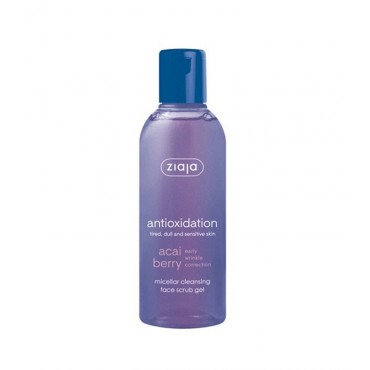 Ziaja - Gel exfoliante limpiador micelar facial - Acai Berry