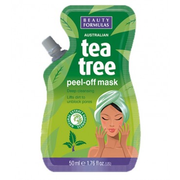 Beauty Formulas - Arbol de Te - Mascarilla peel-off - 50ml