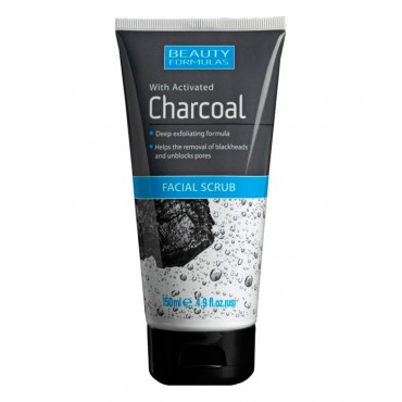 Beauty Formulas - Exfoliante Facial con Carbón activado 