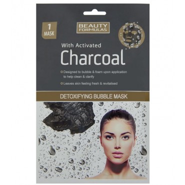 Beauty Formulas - Mascarilla de burbujas detox con carbón activado