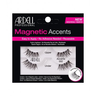 Ardell - Pestañas postizas Magnetic Accents - 002: Black