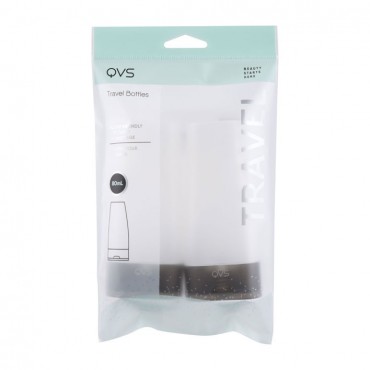 QVS - 2 Botellas vacías de viaje 80ml