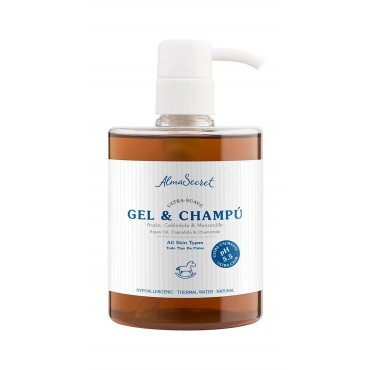 Alma Secret - Gel-Champú ultra suave con Argán, Caléndula & Manzanilla - 500ml