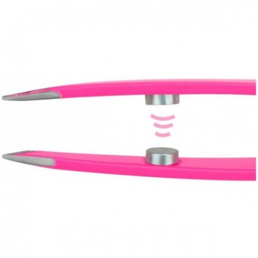 Beter - Pinza de depilar magnética Ü Tweezers Punta Recta - Fucsia