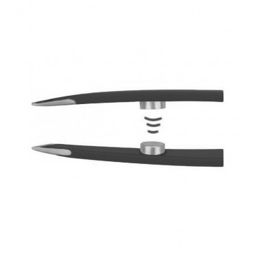 Beter - Pinza de depilar magnética Ü Tweezers Punta Recta - Fucsia