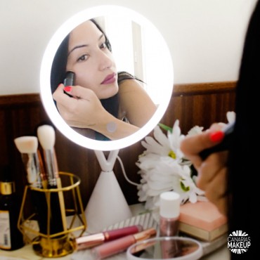 MQBeauty - Espejo de Tocador con Iluminación LED Regulable