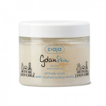 Ziaja - GDANSKIN - Exfoliante corporal de Aceite con Conchas de Viera molidas