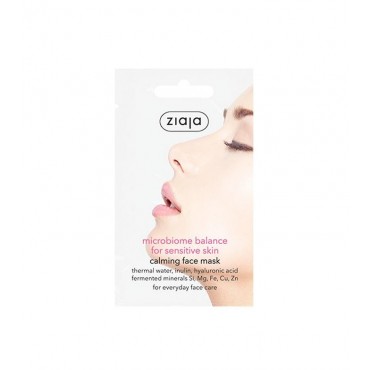 Ziaja - Mascarilla facial microbioma - Calmante para pieles sensibles