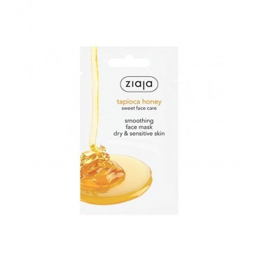 Ziaja - Mascarilla facial de miel de tapioca suavizante - Pieles secas y sensibles