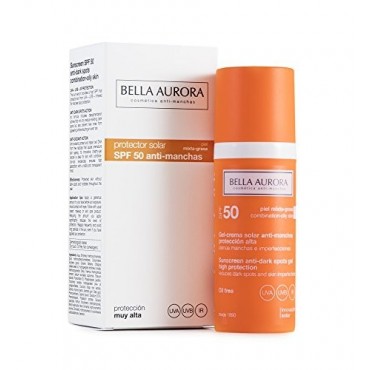 bella aurora solar gel anti manchas pmg spf50 50 ml