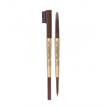 Wibo - Lápiz de cejas 3 en 1 Stylist - 1: Soft Brown