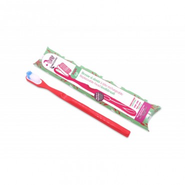 Lamazuna - Cepillo de dientes recargable Rojo - Suave