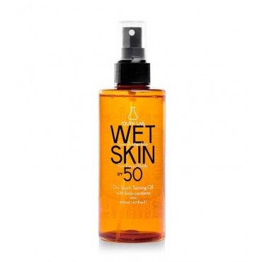 Youth Lab - Aceite bronceador con SPF 50 para cuerpo y rostro Wet Skin