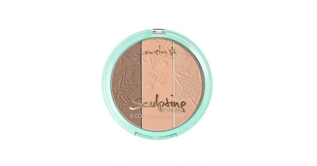 Lovely - Paleta de contorno Sculpting Powder - 03