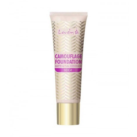 Lovely - Base de maquillaje Camouflage foundation Matte & full coverage - 4 Beige