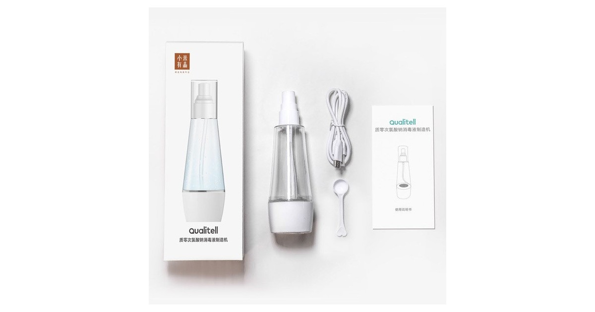 Xiaomi - Qualitell - Generador de Desinfectante por Electrolisis