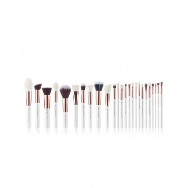 Jessup Beauty - Set de brochas 25 piezas - T215: White/Rose Gold