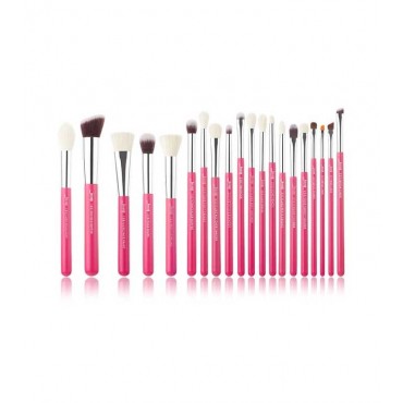 Jessup Beauty - Set de brochas 20 piezas - T205: Rose Carmin/Silver