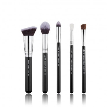 Jessup Beauty - Set de brochas 5 piezas - T307: Black/Silver