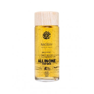 Naobay - Gel Limpiador Facial Hombre - All in One - 100ml