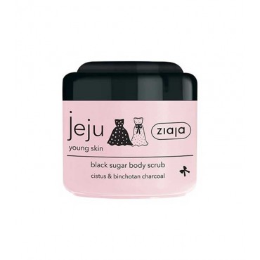 Ziaja - Exfoliante Corporal de Azúcar Negro - Jeju Young Skin
