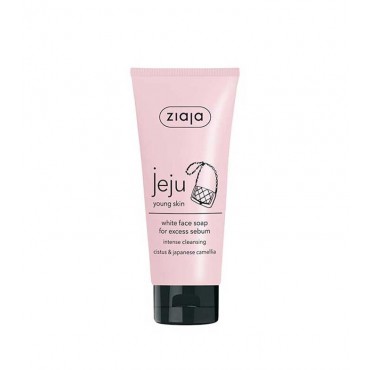 Ziaja - Jeju Young Skin - Jabón facial blanco