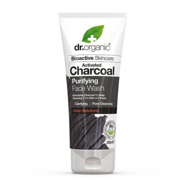 Dr Organic - Limpiador Facial Purificante de Carbón Activado - 200ml