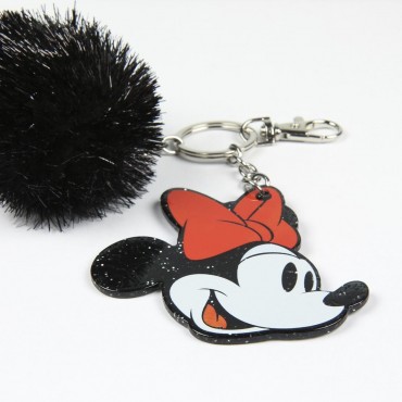 Disney - Minnie - Llavero Acrílico Pompón Premium