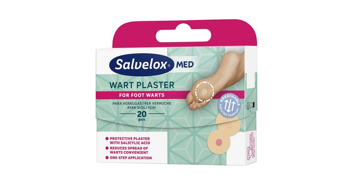 Salvelox - Apósito Verrugas Plantares - 20 pcs