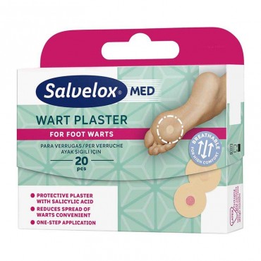 Salvelox - Apósito Verrugas Plantares - 20 pcs