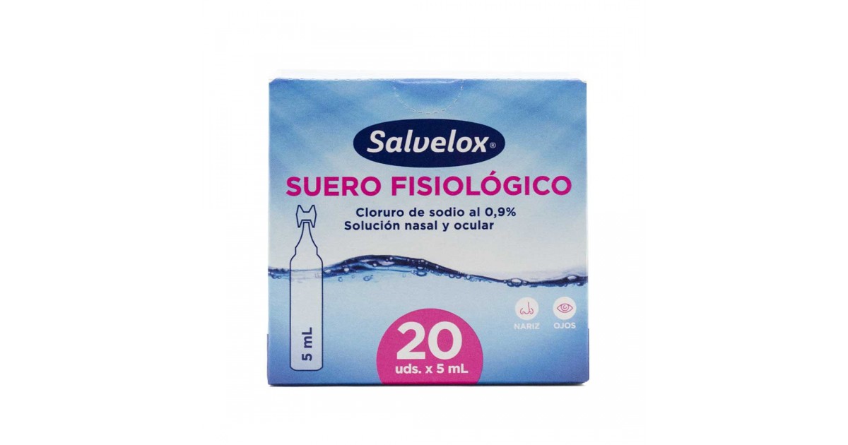 Salvelox - Suero Fisiológico - 20uds