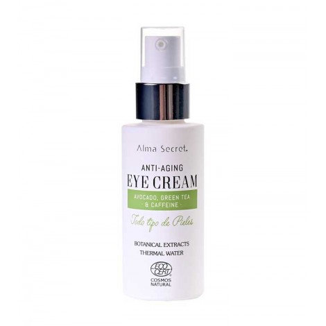Alma Secret - Contorno de Ojos Concentrado Antiedad con Aguacate, Té Verde & Cafeína