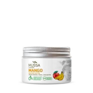 Mussa Canaria -  Mango y Plátano Ecológico de Canarias - Manteca Corporal - 70ml