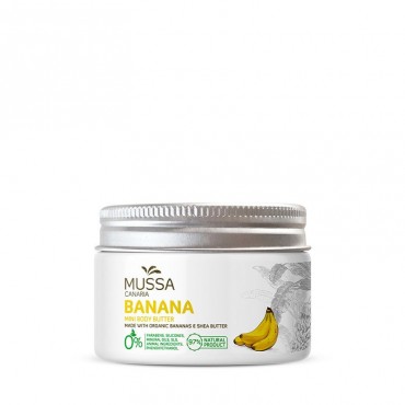 Mussa Canaria - Karité, Cacao y Plátano Ecológico de Canarias - Manteca Corporal - 70ml