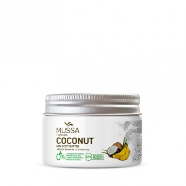 Mussa Canaria - Coco y Plátano Ecológico de Canarias - Manteca Corporal - 70ml