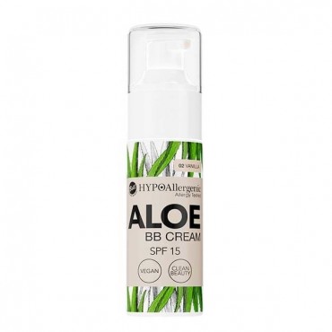 Aloe - BB Cream Hipoalergénica SPF15 - 02: Vainilla