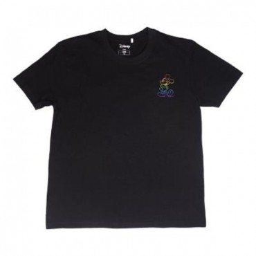 Camiseta Manga Corta Negra - Disney Pride