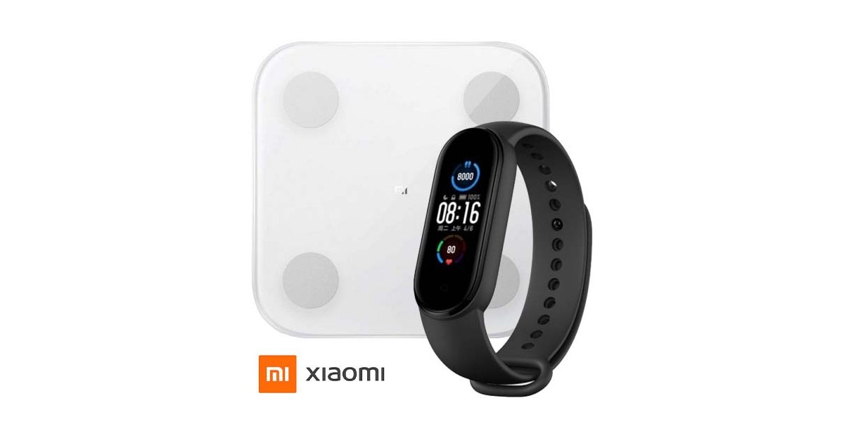Bundle - Mi Smart Brand 5 + Báscula My Body Composition Scale 2