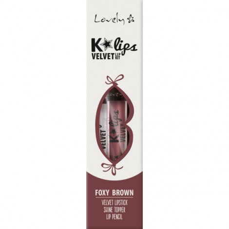 Set Labial K'Lips Velvet - 2 Foxy Brown