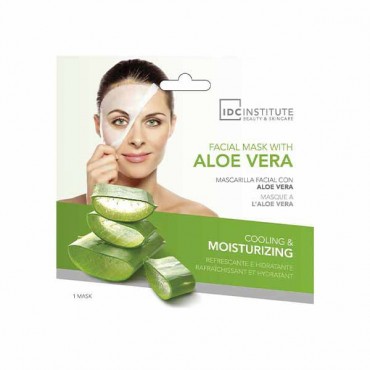 IDC INSTITUTE - Mascarilla facial de Aloe Vera