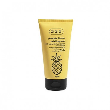 Ziaja - Exfoliante Corporal Anticelulítico con Cáscaras de Nuez y Sílice - Piña