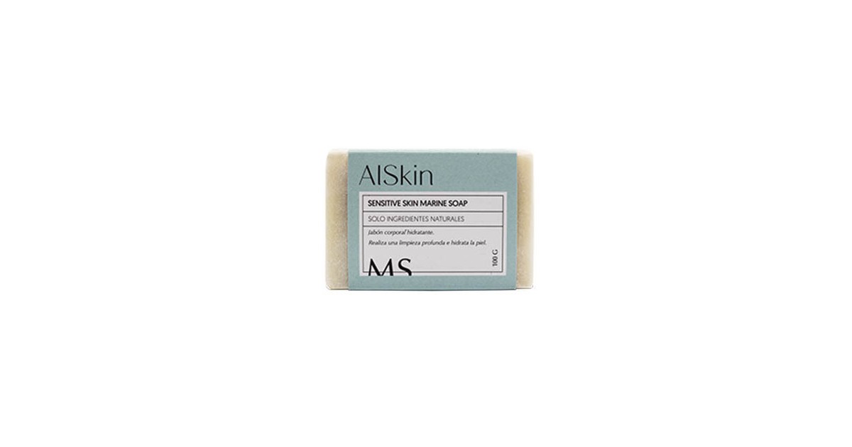 Alskin - Jabón corporal hidratante - 100% natural - 100gr
