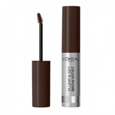 L'Oréal París - Máscara de Cejas - Plump & Set - 108 Dark Brunette
