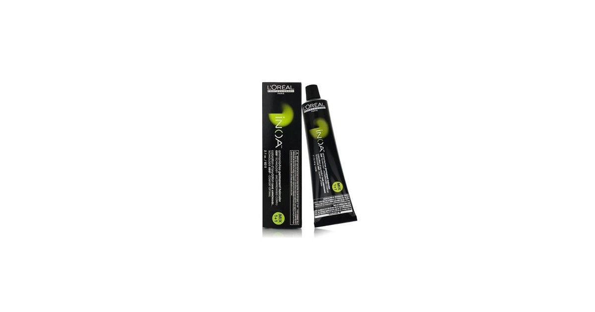 L'Oreal Professionnel - Tinte permanente sin amoniaco - Inoa - 1 - 60gramos