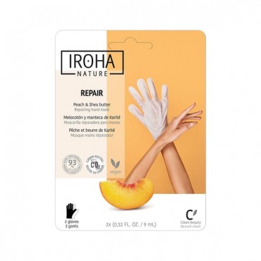 Iroha Nature - Guantes Mascarilla Reparadores - Melocotón
