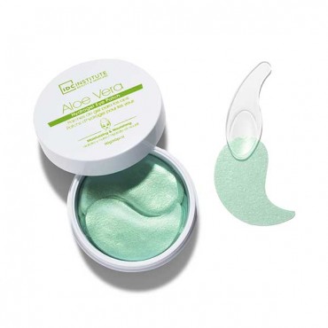 IDC Institute - Parches de ojos de hidrogel con Aloe - 60 unidades